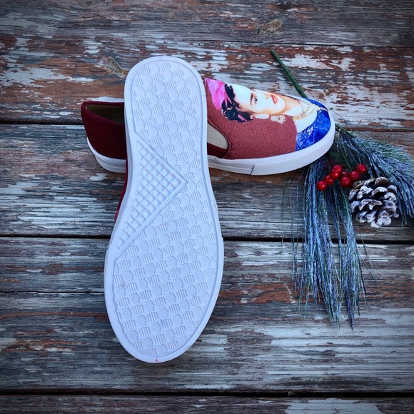 Frida Kahlo Canvas Flats/Loafers - Picture 5 of 5